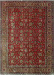 Fine VTG Asli Red/Beige Rug, 9'6 x 12'8