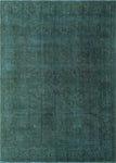 Vintage Esfandya Blue/Grey Rug, 9'6 x 12'3