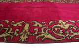 Vintage Balentin Red/Beige Runner, 2'7" x 9'4"