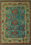 Balochi Adley Blue/Rust Rug, 5'4 x 7'6