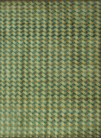 Balochi Adamson Ivory/Green Rug, 8'8 x 11'9