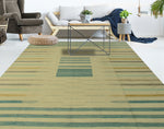 Winchester Senim Beige/Teal-Green Rug, 7'9" x 9'6"