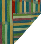 Winchester Sulaiman Blue/Green Rug, 6'8" x 9'7"