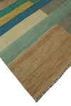 Winchester Delbar Blue/Brown Rug, 9'2" x 12'1"