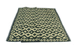 Sangat Cory Ivory/Black Rug, 5'7" x 7'10"