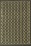 Sangat Bahara Ivory/Black Rug, 5'7 x 7'9