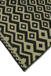 Sangat Nazia Ivory/Black Rug, 6'3" x 9'1"