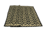 Sangat Cady Ivory/Black Rug, 5'7" x 7'9"