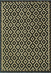 Sangat Rosie Ivory/Black Rug, 5'9 x 8'0