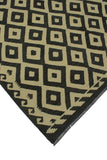 Sangat Rosie Ivory/Black Rug, 5'9" x 8'0"