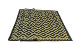 Sangat Rosie Ivory/Black Rug, 5'9" x 8'0"