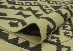 Sangat Allard Ivory/Black Rug, 6'8" x 9'3"