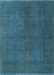 Vintage Bolanile Blue/Charcoal Rug, 6'10 x 9'3