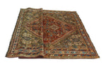 Vintage Ademi Red/Ivory Rug, 5'6" x 7'11"