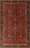 Semi Antique Behnaz Red/Drk. Brow Runner, 4'11 x 7'11