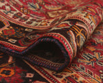 Semi Antique Behnaz Red/Drk. Brow Runner, 4'11" x 7'11"