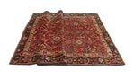 Semi Antique Behnaz Red/Drk. Brow Runner, 4'11" x 7'11"