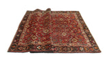Semi Antique Behnaz Red/Drk. Brow Runner, 4'11" x 7'11"
