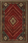 Vintage Lizabeth Red/Ivory Rug, 6'11 x 10'11