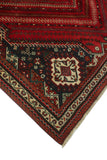 Vintage Lizabeth Red/Ivory Rug, 6'11" x 10'11"