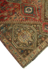 Semi Antique Guven Red/Beige Rug, 5'7" x 8'11"