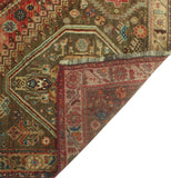 Semi Antique Guven Red/Beige Rug, 5'7" x 8'11"