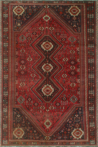 Vintage Chancell Red/Burgundy Rug, 7'3 x 10'9