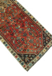 Vintage Boone Rust/Ivory Rug, 2'3" x 5'2"