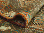 Vintage Waerheal Beige/Green Rug, 2'8" x 5'2"