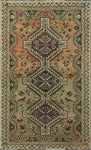 Semi Antique Khorvash Rust/Ivory Rug, 3'1 x 5'2