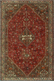 Semi Antique Intizara Red/Ivory Rug, 5'4 x 7'8