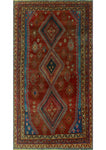 Semi Antique Norwel Rust/Beige Rug, 4'2 x 7'9