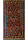 Semi Antique Norwel Rust/Beige Rug, 4'2 x 7'9