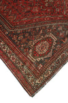Vintage Federico Red/Charcoal Rug, 7'1" x 10'1"