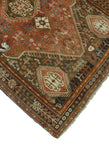 Semi Antique Liliana Rust/Brown Rug, 4'5" x 6'6"