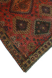 Fine VTG Tatum Red/Blue Rug, 5'1" x 9'1"