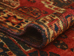 Fine VTG Tatum Red/Blue Rug, 5'1" x 9'1"