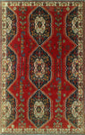 Vintage Hasina Red/Ivory Rug, 5'6 x 8'2