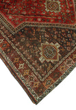 Vintage Cordale Red/Ivory Rug, 7'1" x 9'2"