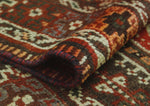 Vintage Cordale Red/Ivory Rug, 7'1" x 9'2"