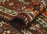 Vintage Cordale Red/Ivory Rug, 7'1" x 9'2"