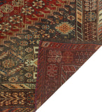 Semi Antique Braeden Red/Burgundy Rug, 5'3" x 8'1"