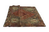 Semi Antique Braeden Red/Burgundy Rug, 5'3" x 8'1"