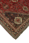 Semi Antique Parween Red/Ivory Rug, 6'2" x 8'9"