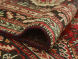 Semi Antique Parween Red/Ivory Rug, 6'2" x 8'9"