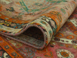 Semi Antique Awwal Rose/Ivory Rug, 5'4" x 8'4"