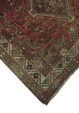 Semi Antique Laury Red/Ivory Rug, 7'2" x 10'11"