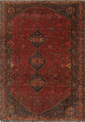 Semi Antique Leticia Red/Beige Rug, 7'0 x 9'9
