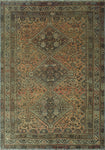 Semi Antique Shani Rust/Ivory Rug, 7'2 x 10'3