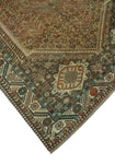 Semi Antique Uzra Rust/Ivory Rug, 5'11" x 8'2"